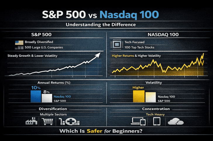 S&P 500 vs Nasdaq 100 – Understanding the Difference